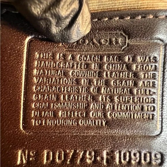 Coach Soho Flap Bag Dark Brown w/ COA & Dust Bag (A617) - Picture 3 of 16